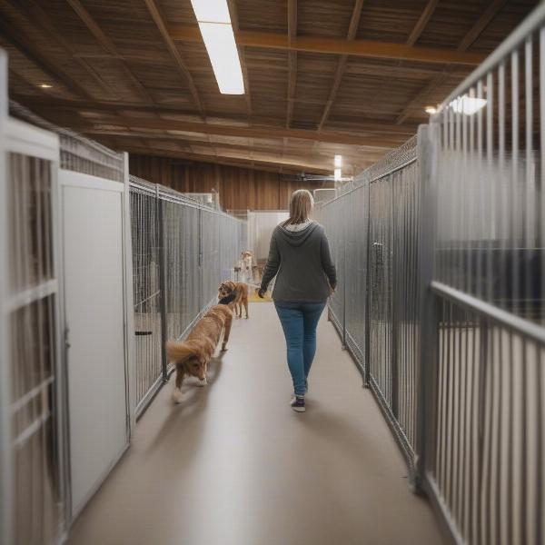 Touring a Dog Boarding Facility in Carlsbad