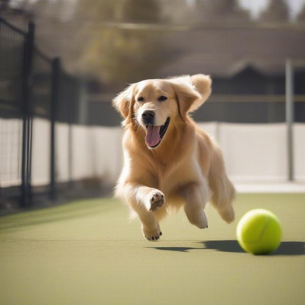 Happy Dog at Dog Boarding Cochrane