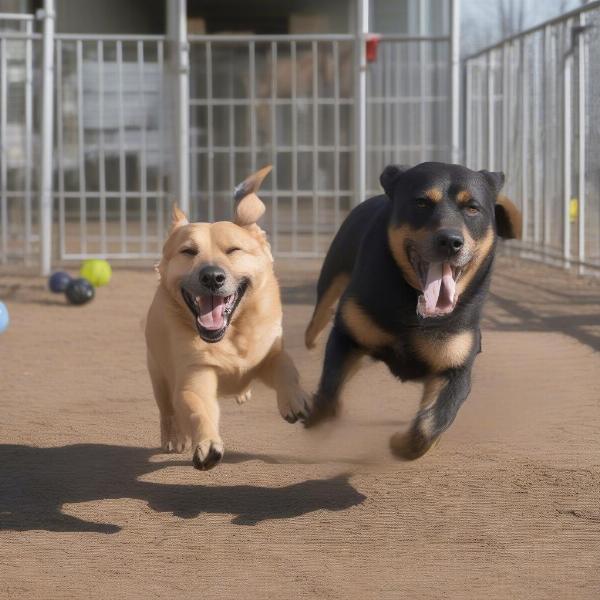 Dog Boarding Racine WI Playtime