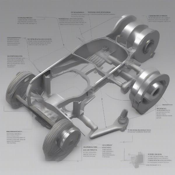 Diagram of a Dog Bone Motor Mount