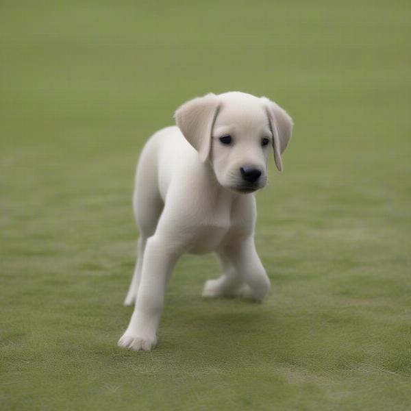 Puppy with Bowed Legs