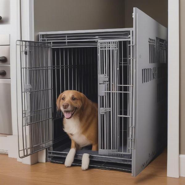 Benefits of a two-door dog crate