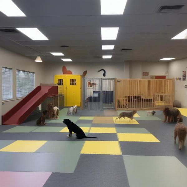 Clean Dog Daycare Facility in Bay City, MI