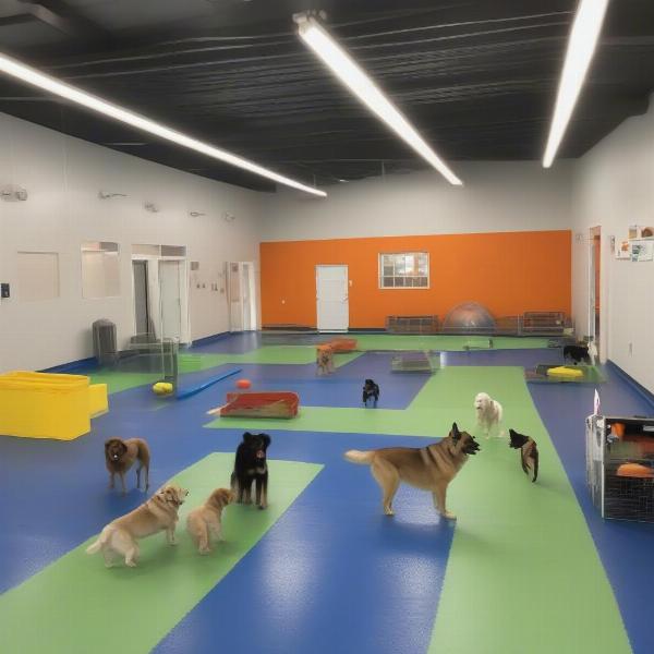 A tour of a dog daycare facility in San Jose