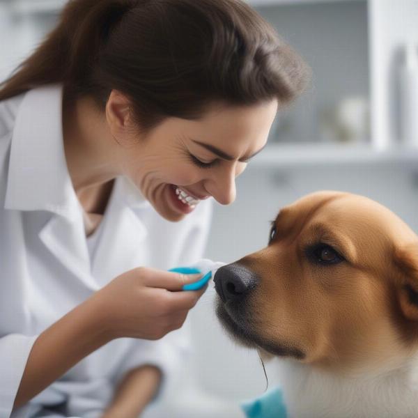 Using Dental Wipes on a Dog