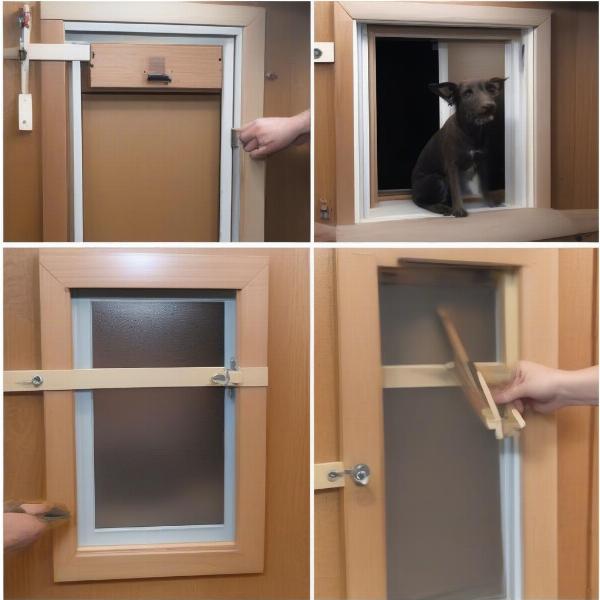 Installing an Insulated Dog Door