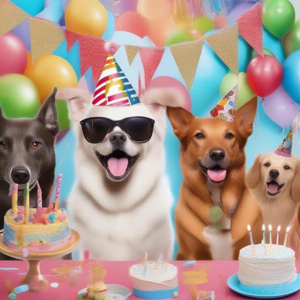 Dog First Birthday Party Ideas