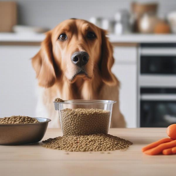 Measuring Dog Food Portions