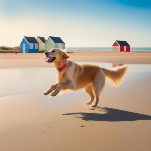 Dog-friendly beach in Norfolk