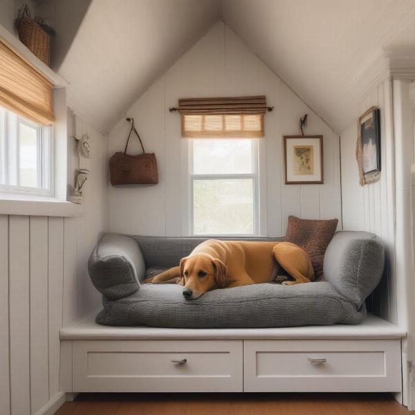 Interior of a dog-friendly cottage