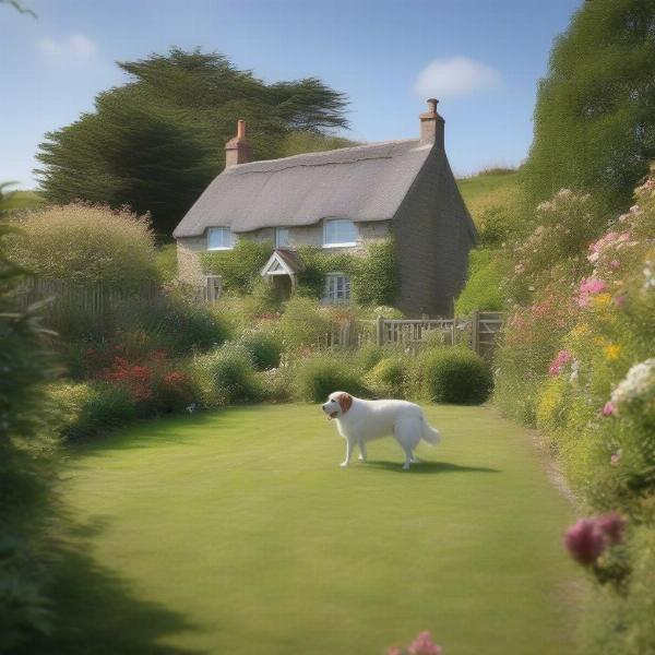 Dog-friendly cottage with enclosed garden near the UK seaside