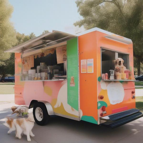 Dog-Friendly Food Truck at a Park