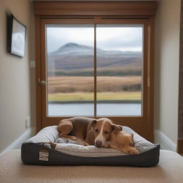 Dog-friendly amenities in a Scottish hotel