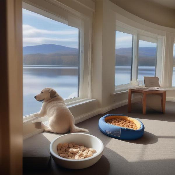 Dog-friendly amenities at a hotel in Windermere