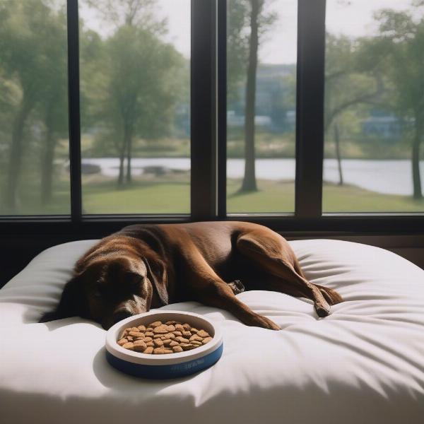 Dog-friendly amenities at an inn