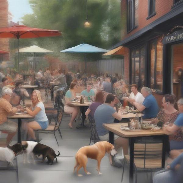 Dog-friendly patio in Cincinnati