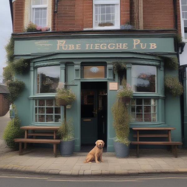 Dog-friendly pub exterior in Eastbourne