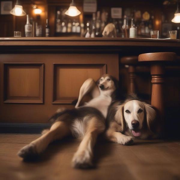 Dog-friendly pub interior in Maidstone