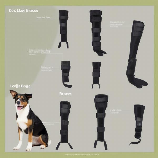 Types of Dog Front Leg Braces