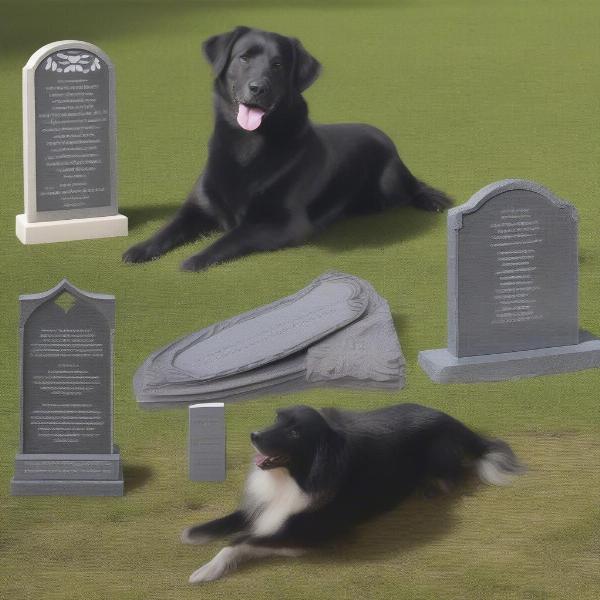 Examples of Dog Gravestone Marker Inscriptions