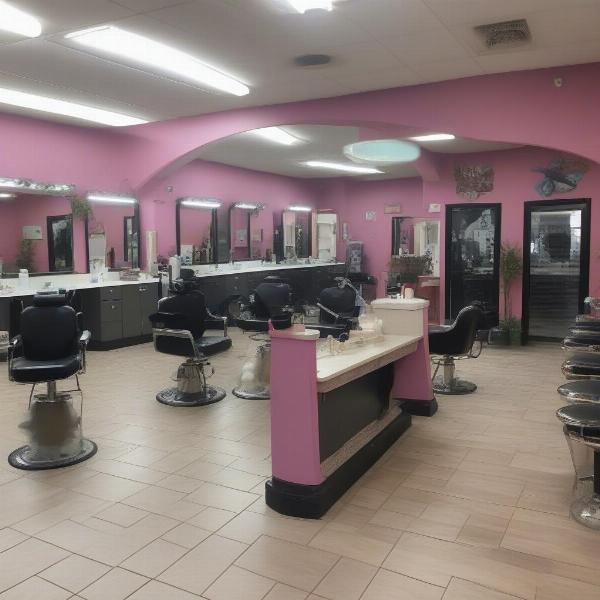 Inside a Dog Grooming Salon