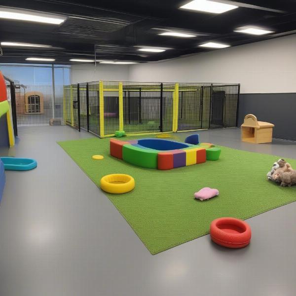 Dog Hotel Play Area