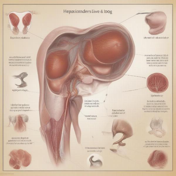 Dog Liver Lobes and Structure