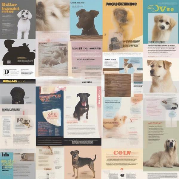 Key Design Elements of a Dog Magazine Cover