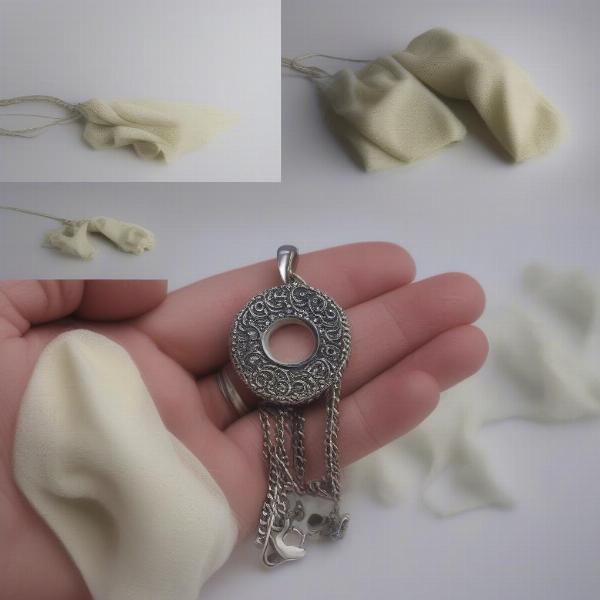 Cleaning a Dog Memorial Necklace