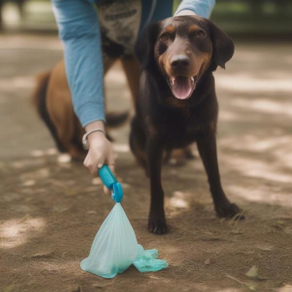 Dog Park Etiquette: Waste Disposal