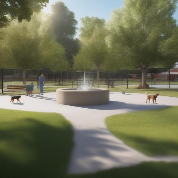 Dog park amenities in London, Ontario