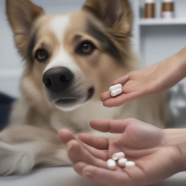 Dog Receiving Levothyroxine