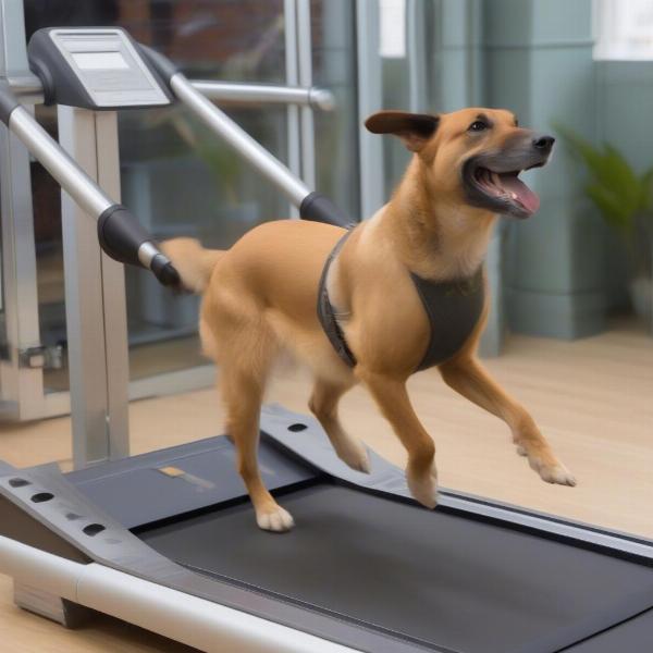 Dog Running on a Treadmill