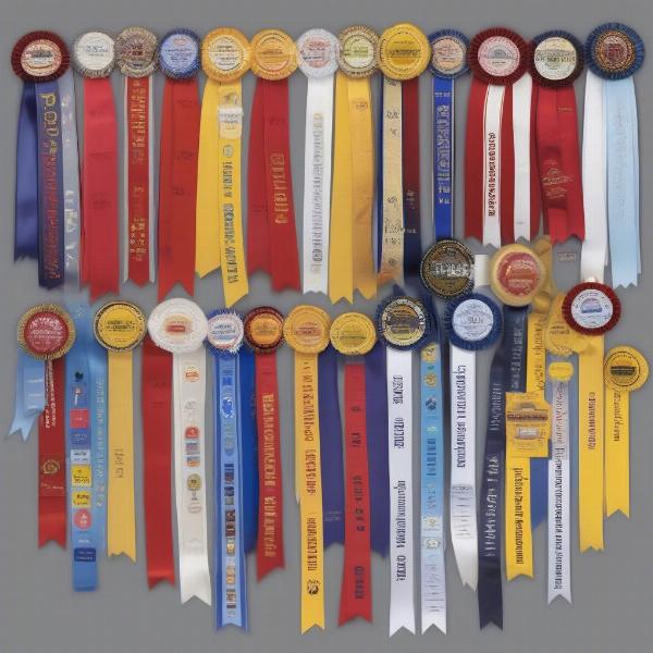 Dog Show Ribbon Colors