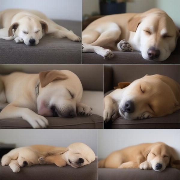 Dog Sleeping Positions