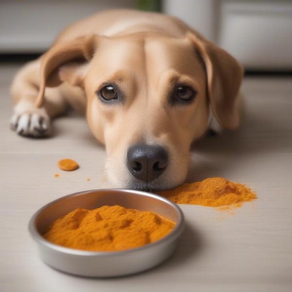 Dog Taking Metamucil