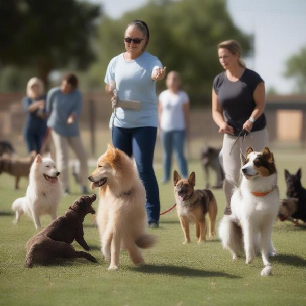 Dog training group class in Abilene TX