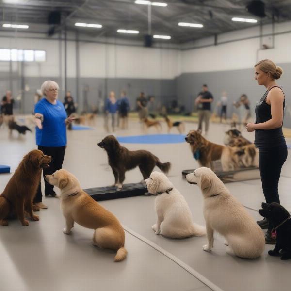 Dog training obedience class in Owasso