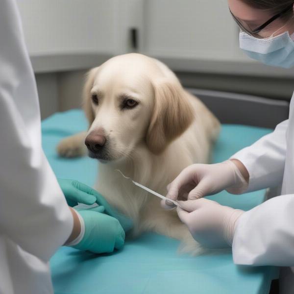 Dog Vaginal Cytology Procedure