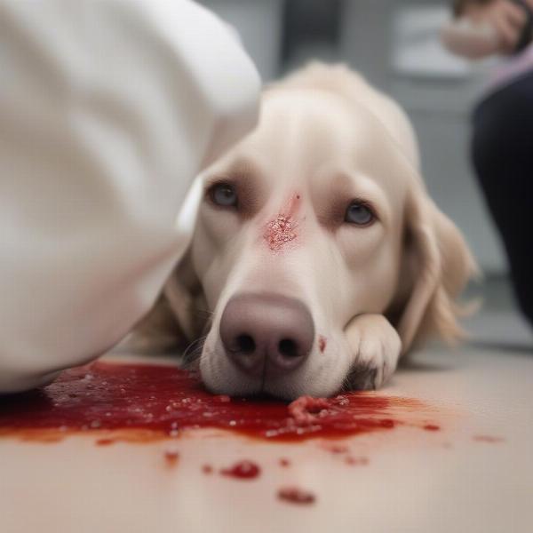 Dog Vomiting Blood - Veterinary Emergency