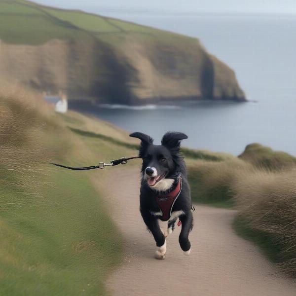 Dog Walking on Staithes Coastal Paths