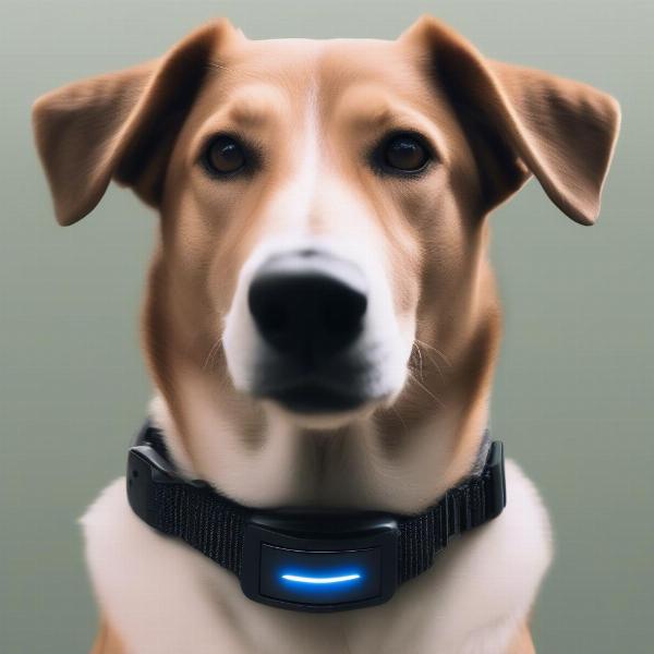 Dog Wearing an E-Collar