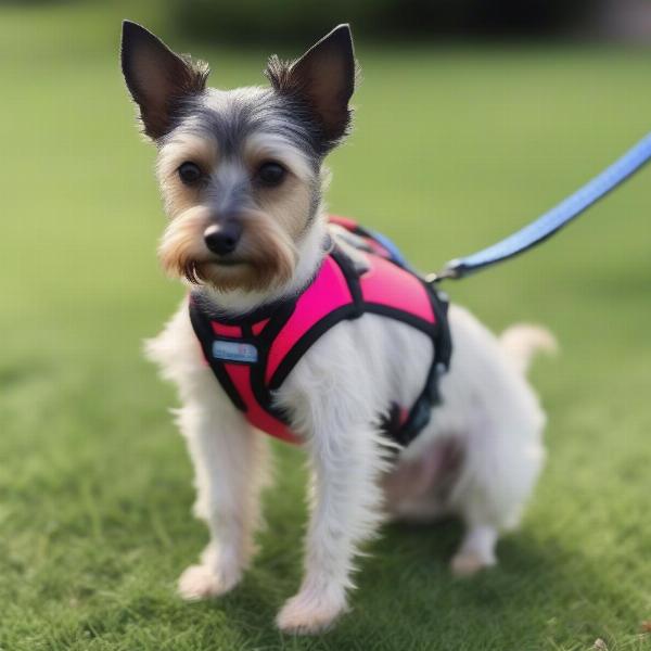 Dog Wearing Full Body Support Harness