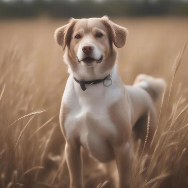 Dog with Healthy Coat