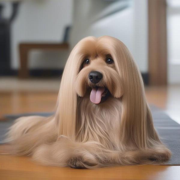 Dog with a Shiny Coat after using Mane 'n Tail