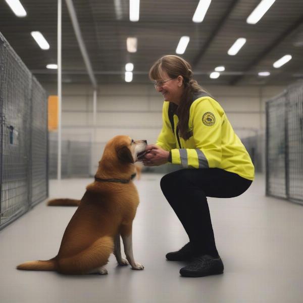 Visiting a Dog Rescue Center in Dumfries