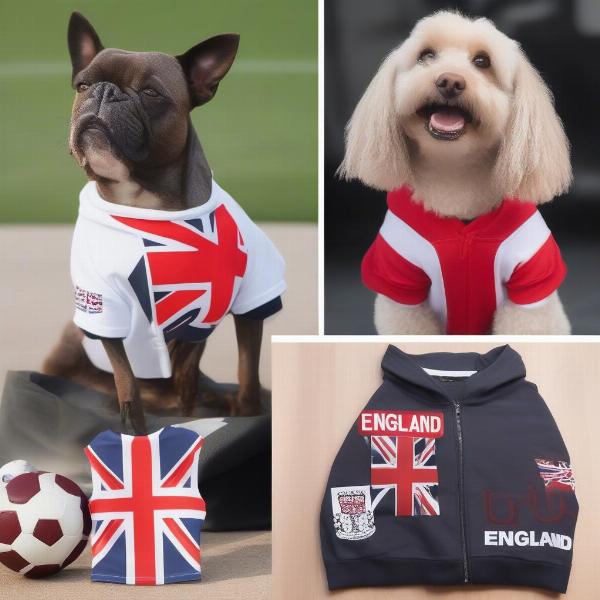 Different Styles of England Dog Shirts