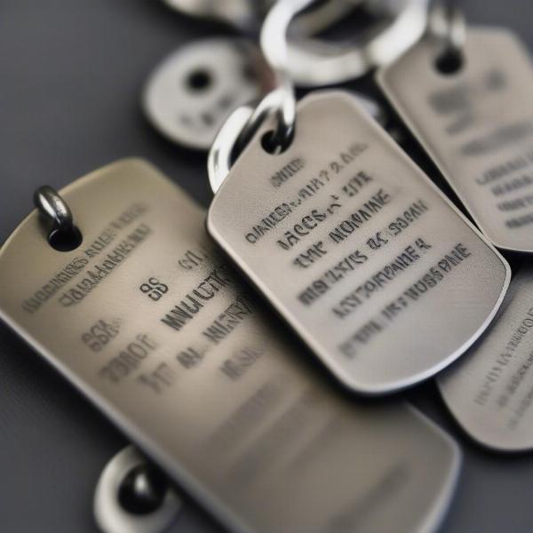 Engraved Dog Tags