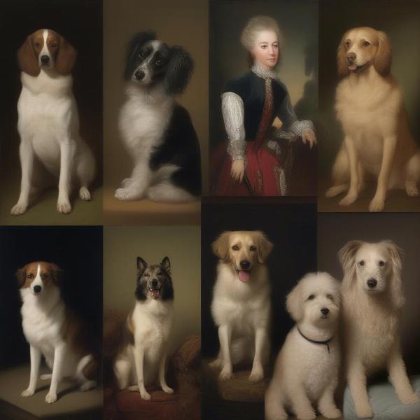 Evolution of Dog Portraits: From Royal to Companions