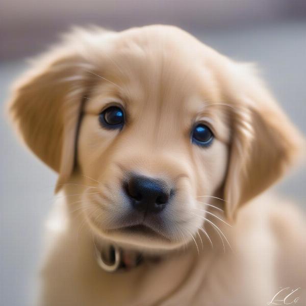 Playful female dog with an Arabic name